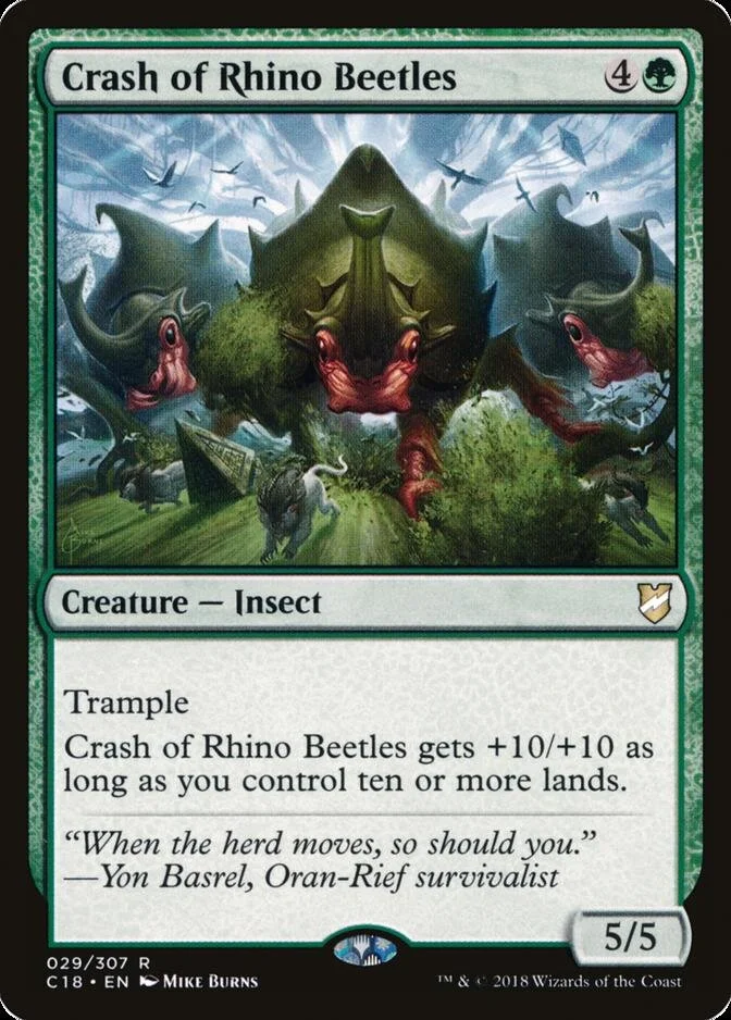Crash of Rhino Beetles [C18]