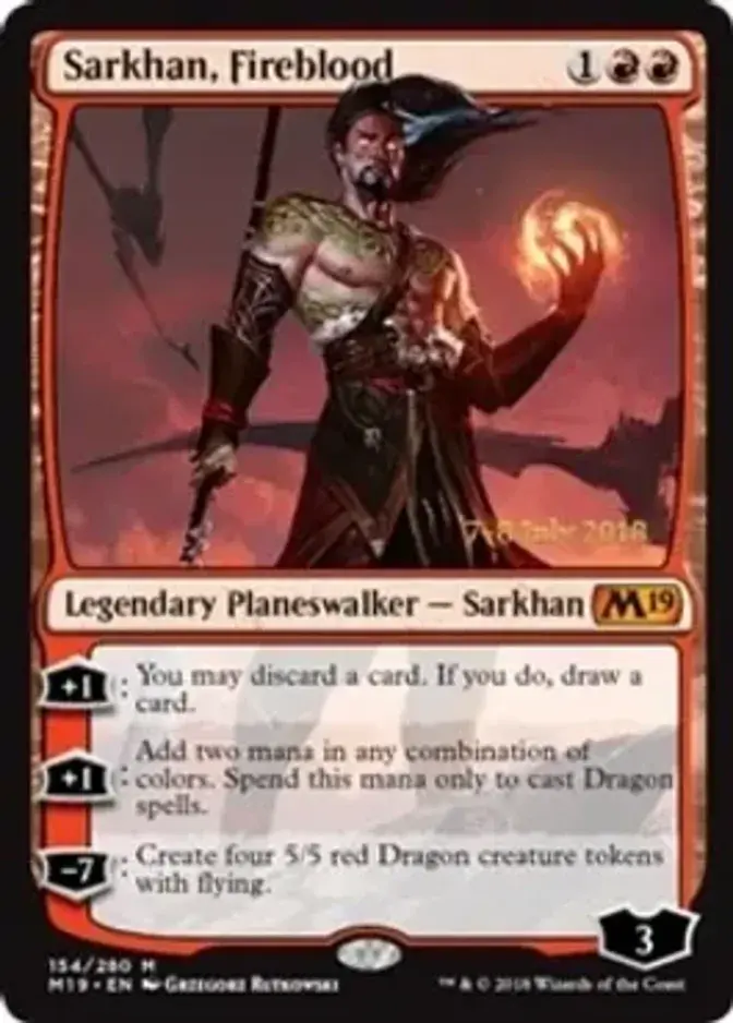 Sarkhan, Fireblood [PRM-PRE] (F)
