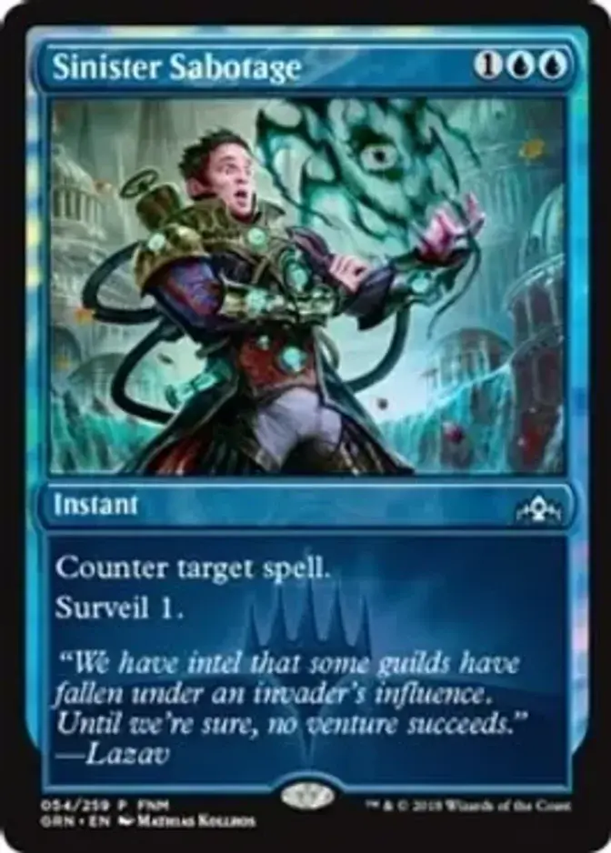 Sinister Sabotage [PRM-FNM] (F)