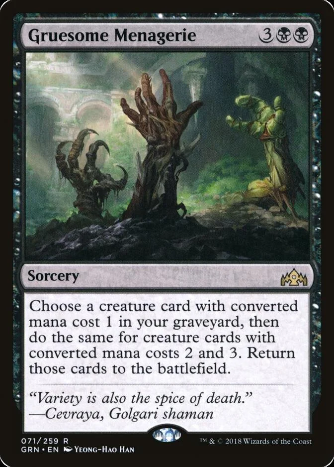 Gruesome Menagerie [GRN]