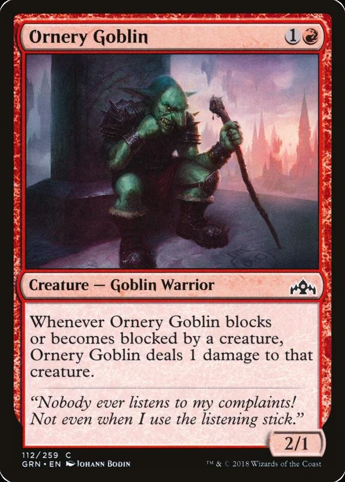 Ornery Goblin [GRN]