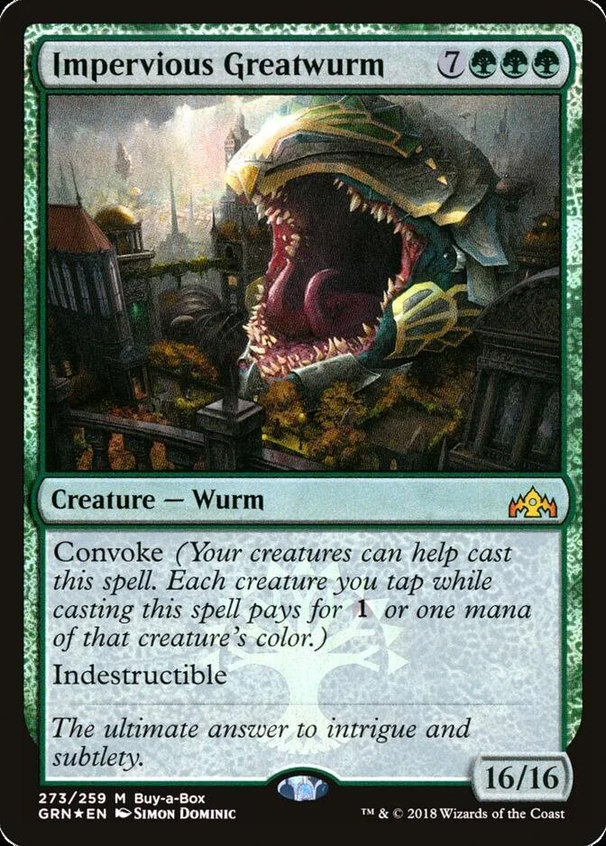 Impervious Greatwurm [GRN] (F)