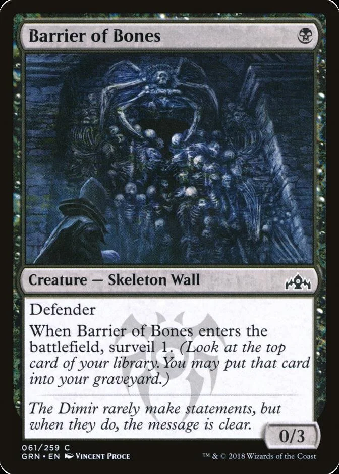 Barrier of Bones [GRN] (F)