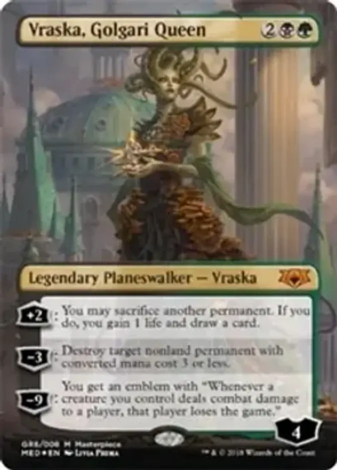 Vraska, Golgari Queen [MED-GRN] (F)