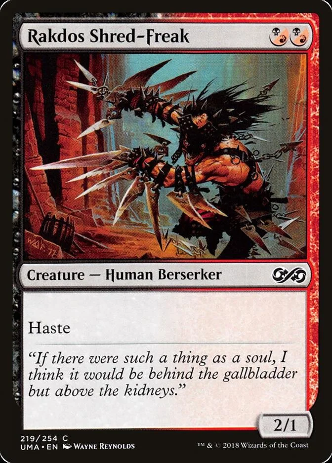Rakdos Shred-Freak [UMA] (F)