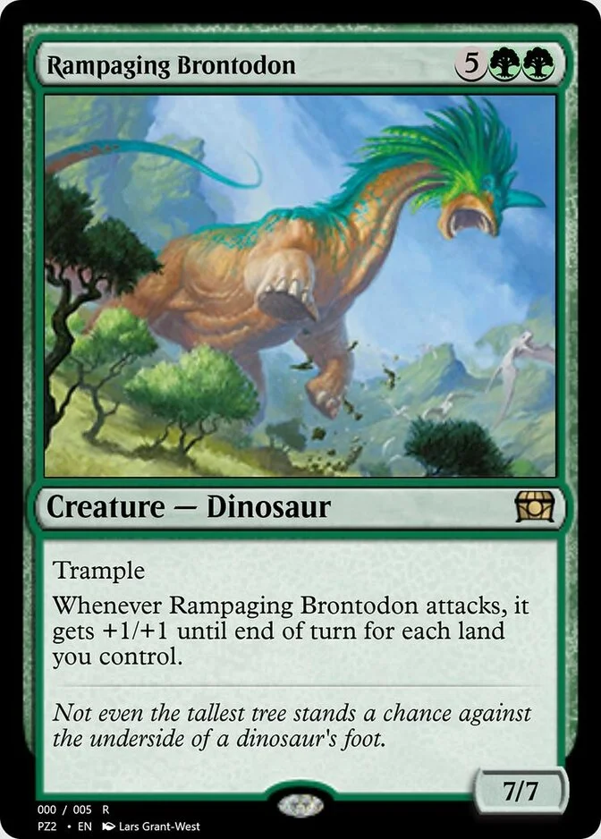 Rampaging Brontodon [PZ2] (F)