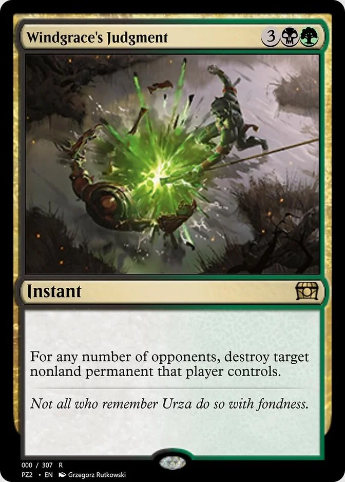 Windgrace's Judgment [PZ2] (F)