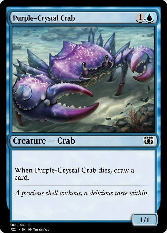 Purple-Crystal Crab [PZ2] (F)