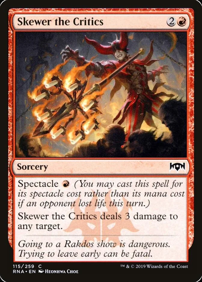 Skewer the Critics [RNA]