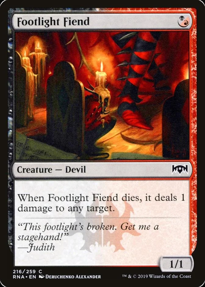 Footlight Fiend [RNA]