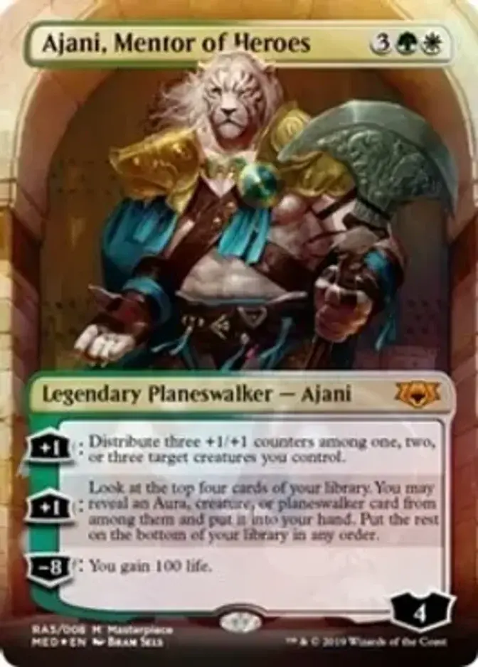 Ajani, Mentor of Heroes [MED-RNA] (F)