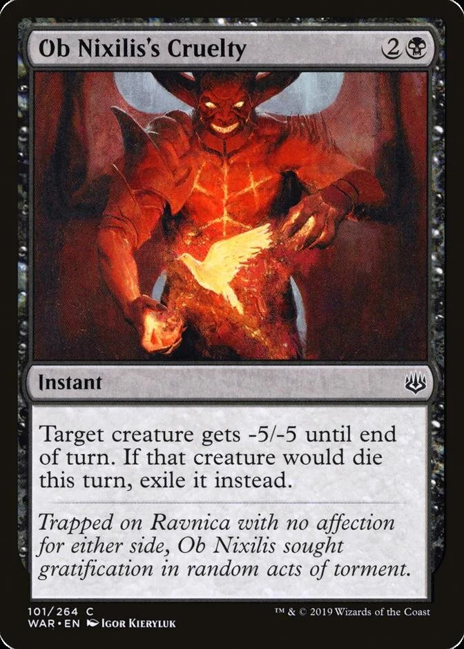 Ob Nixilis's Cruelty [WAR]