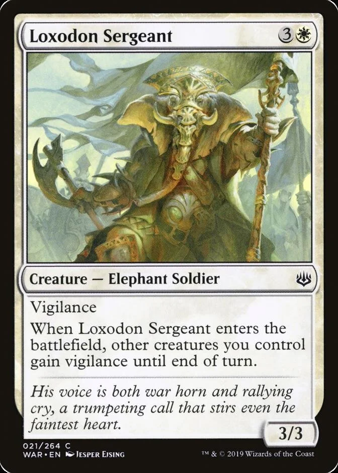 Loxodon Sergeant [WAR]