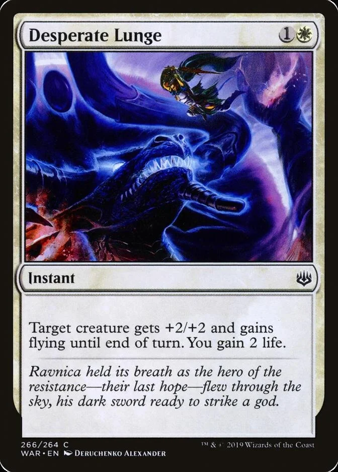 Desperate Lunge [WAR]