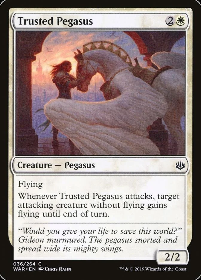 Trusted Pegasus [WAR] (F)