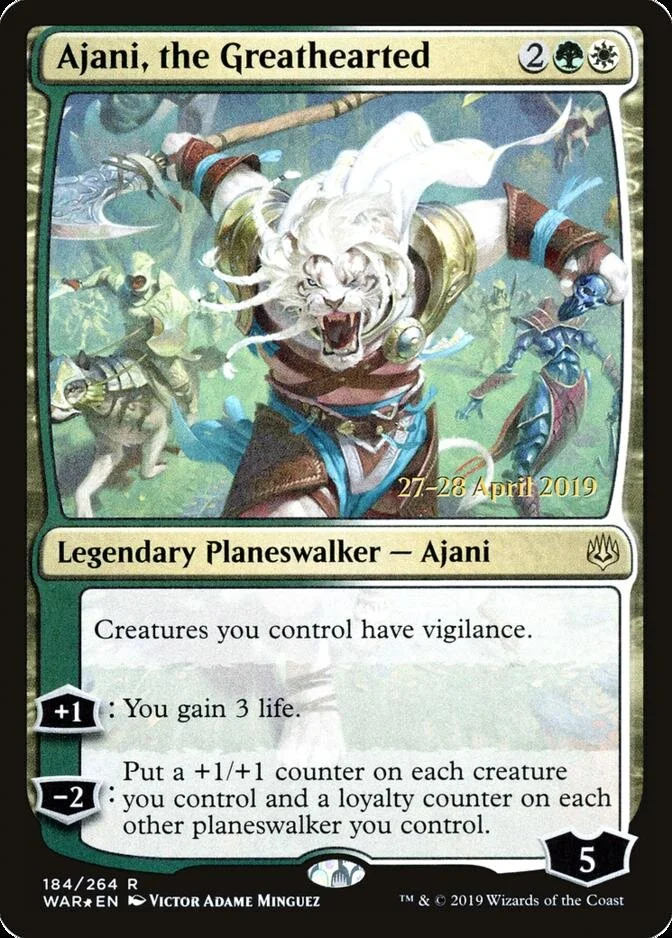 Ajani, the Greathearted [PRM-PRE] (F)