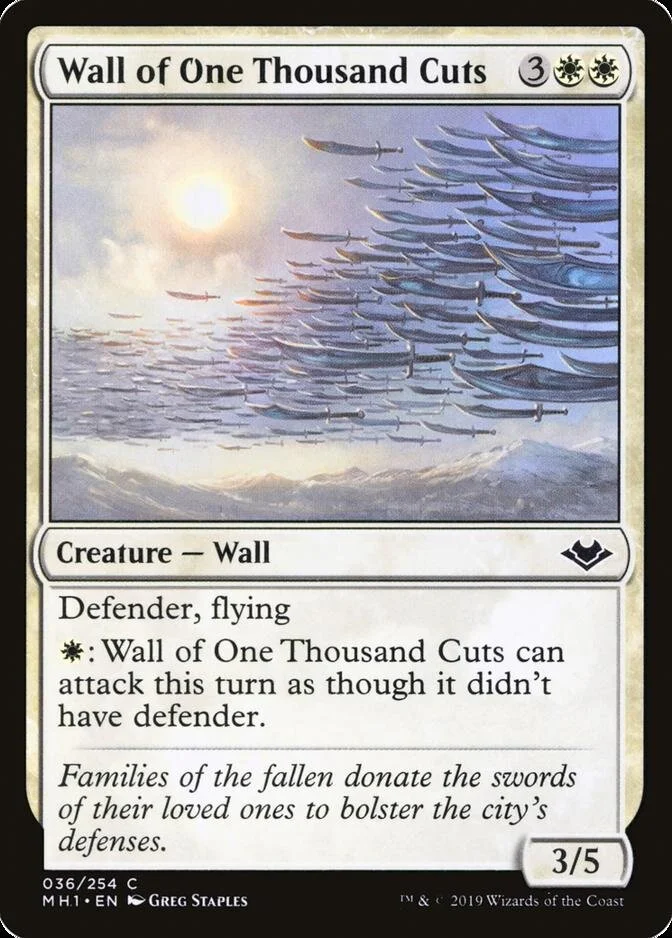 Wall of One Thousand Cuts [MH1]
