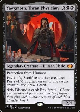 mtg yawgmoth commander deck Yawgmoth, Thran Physician (cEDH)