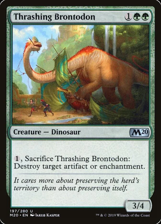 Thrashing Brontodon [M20]