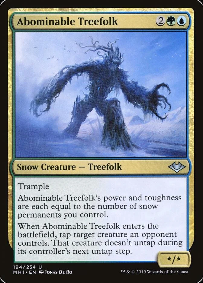 Abominable Treefolk [MH1] (F)