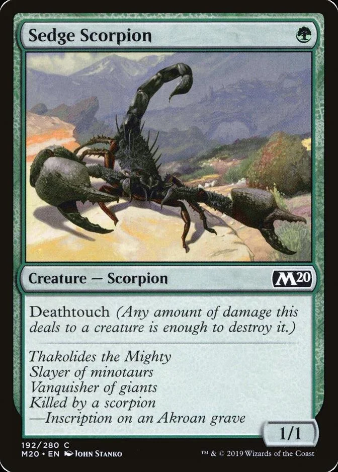Sedge Scorpion [M20]