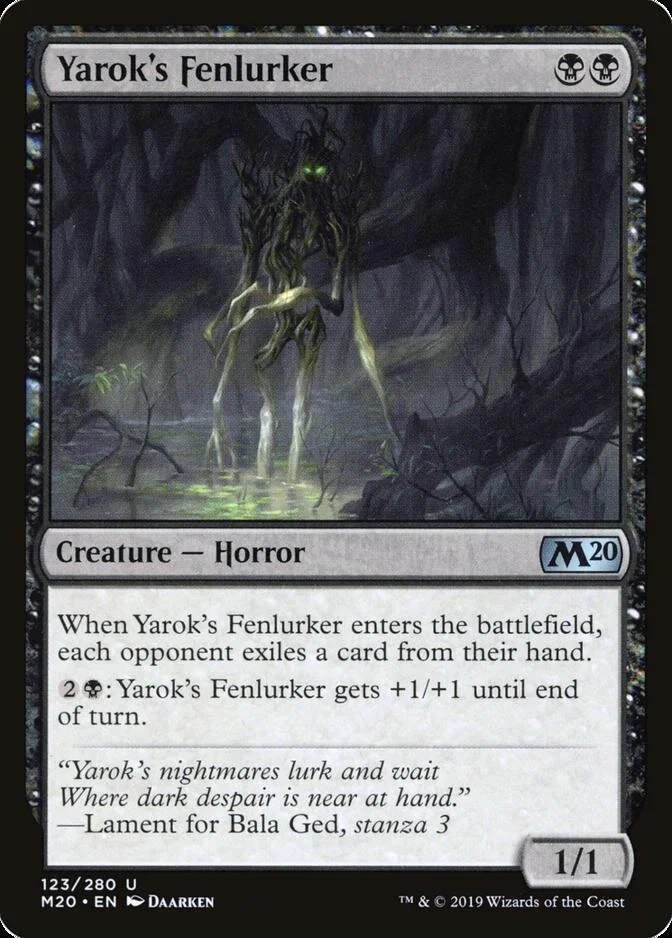 Yarok's Fenlurker [M20] (F)