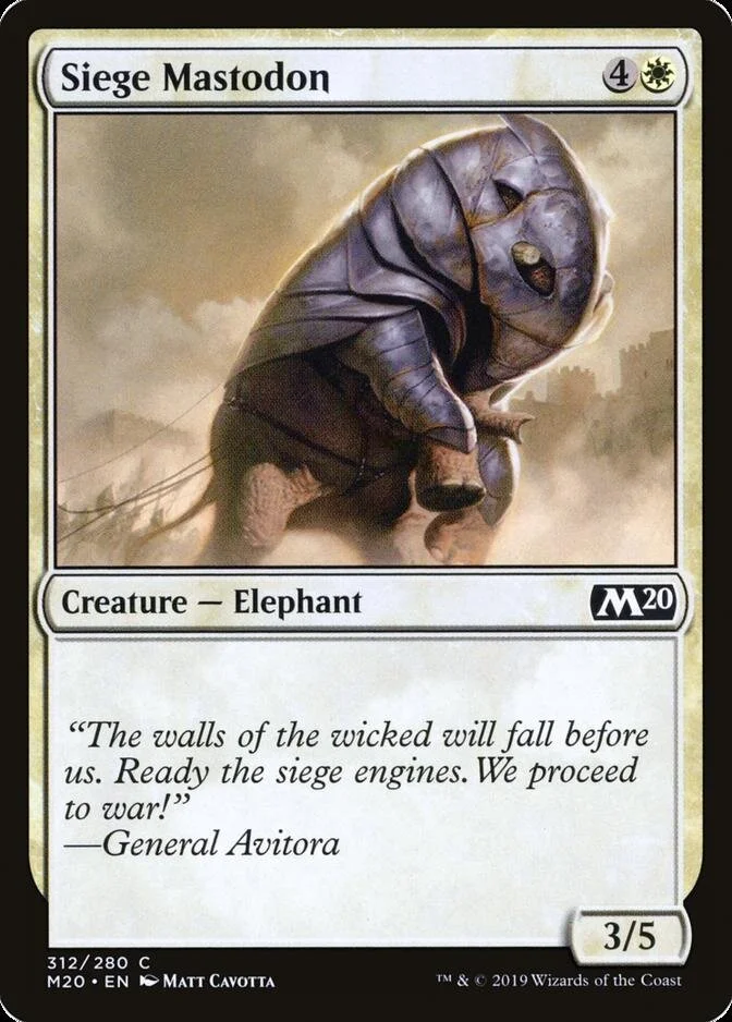 Siege Mastodon [M20] (F)