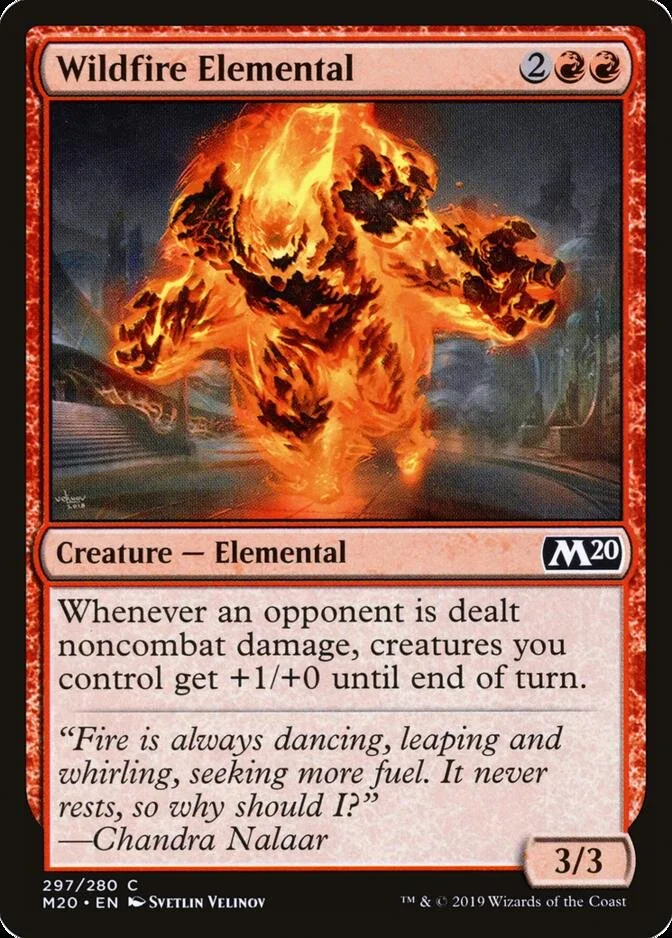 Wildfire Elemental [M20] (F)