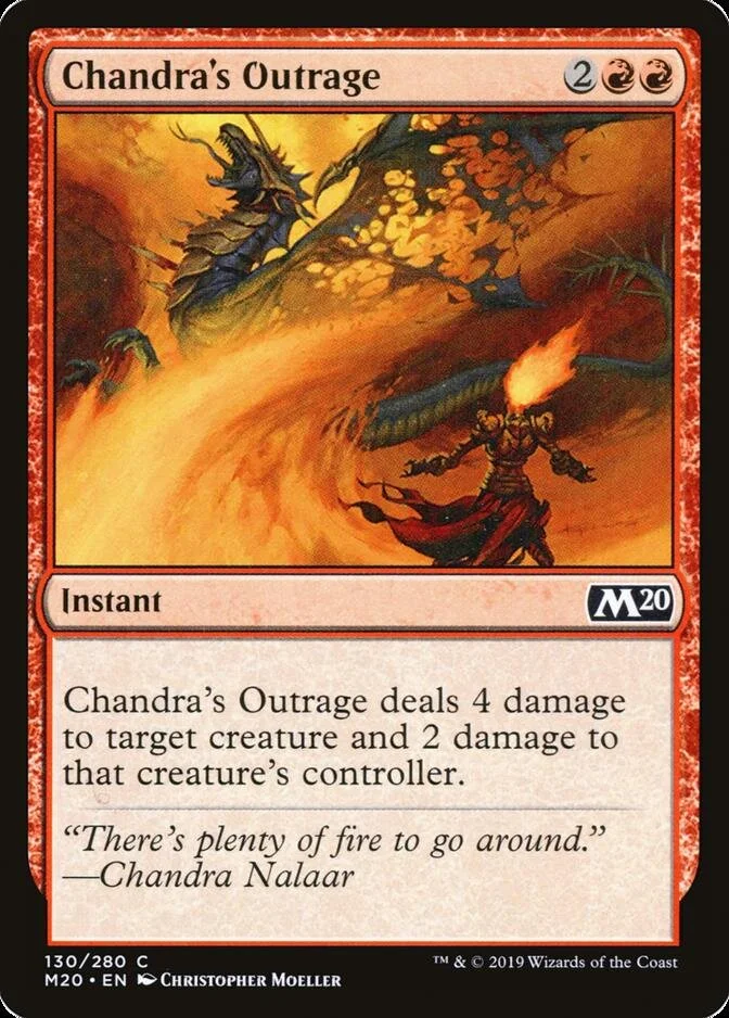 Chandra's Outrage [M20] (F)