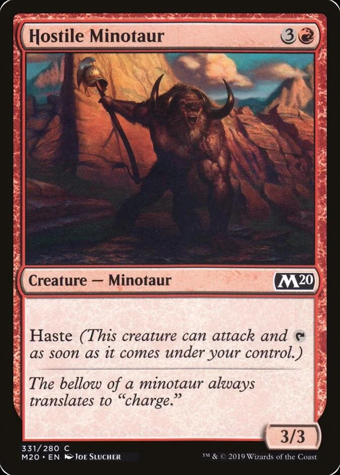 Hostile Minotaur [M20] (F)