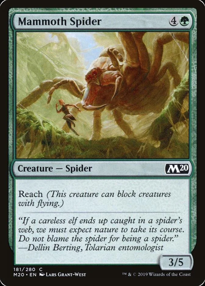 Mammoth Spider [M20] (F)