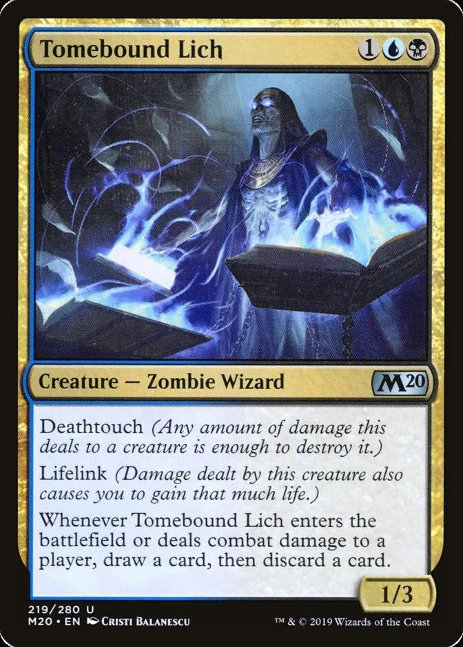 Tomebound Lich [M20] (F)
