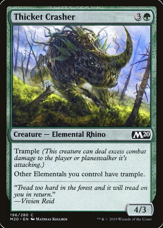 Thicket Crasher [M20] (F)