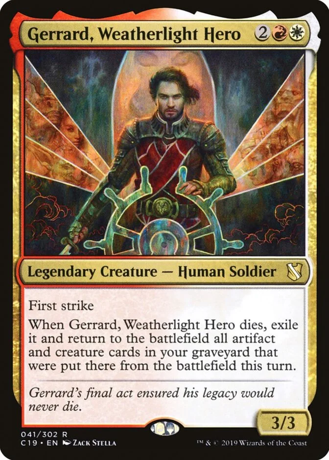 Gerrard, Weatherlight Hero [C19]