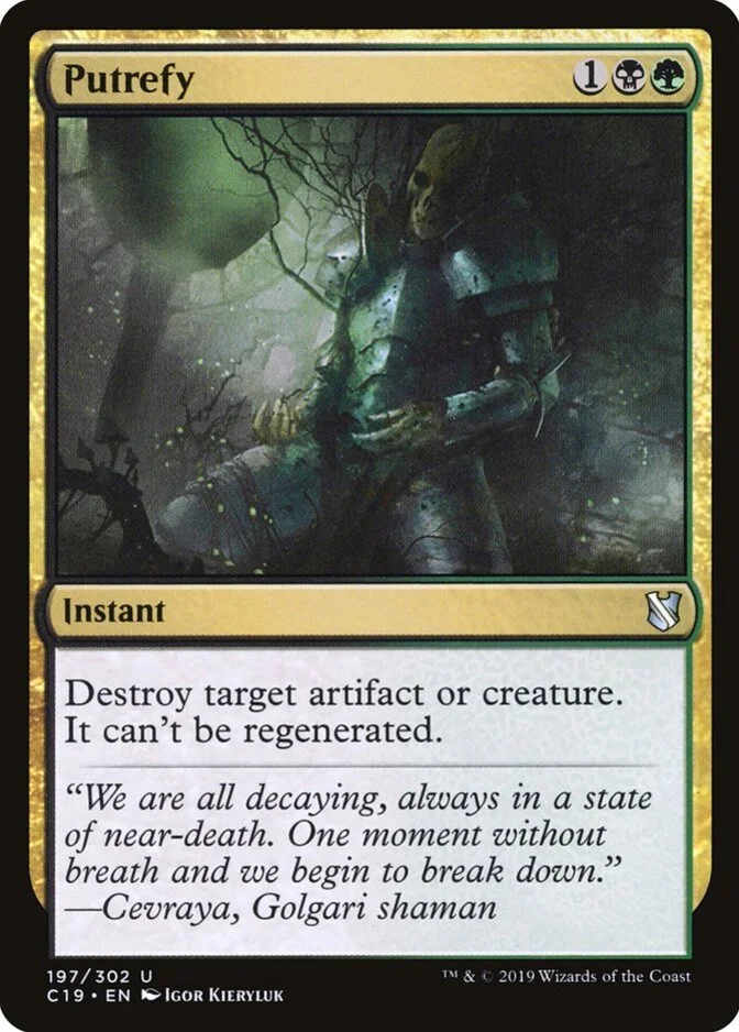 Putrefy [C19]