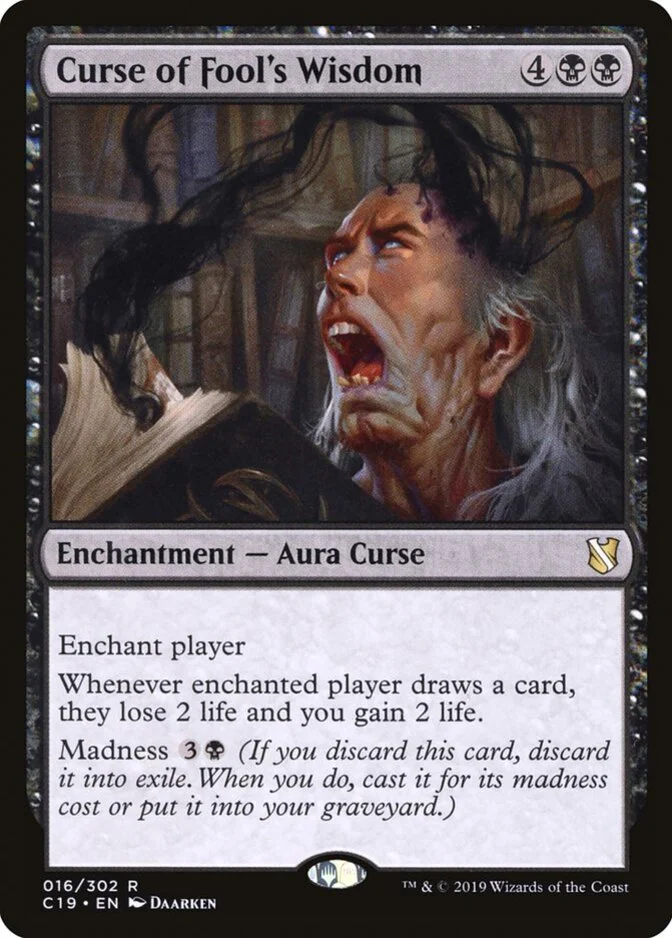 Curse of Fool's Wisdom [C19]
