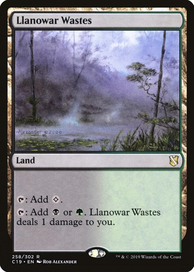 Llanowar Wastes [C19]