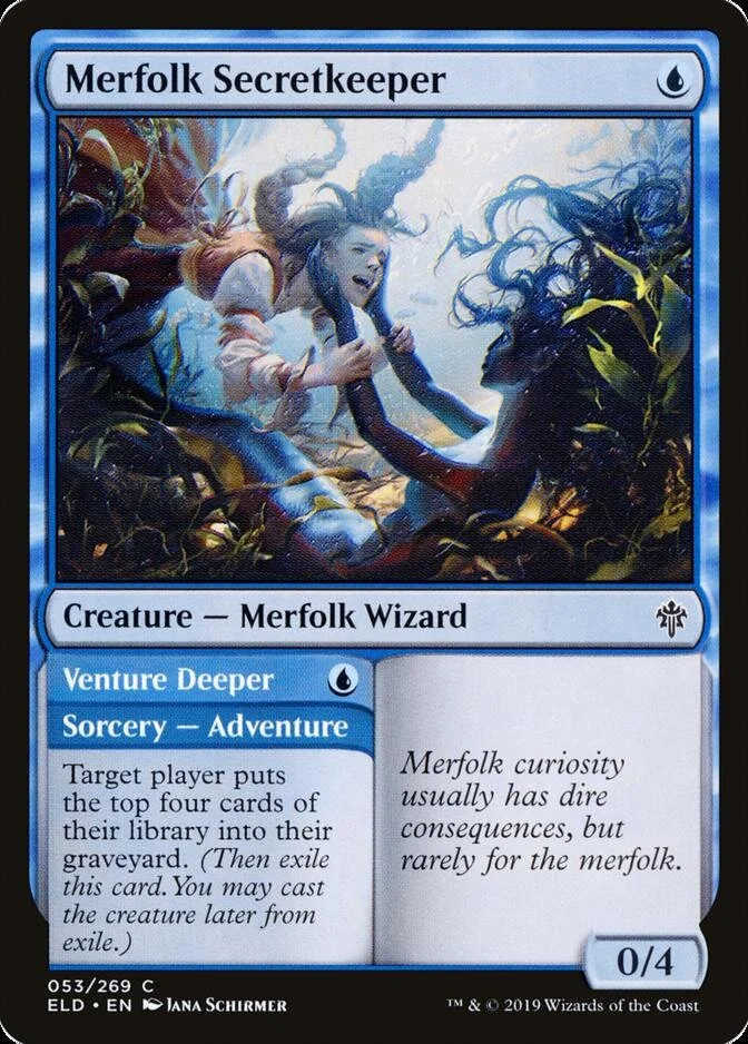 Merfolk Secretkeeper [ELD]