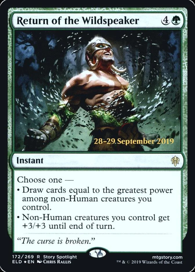 Return of the Wildspeaker [PRM-PRE] (F)