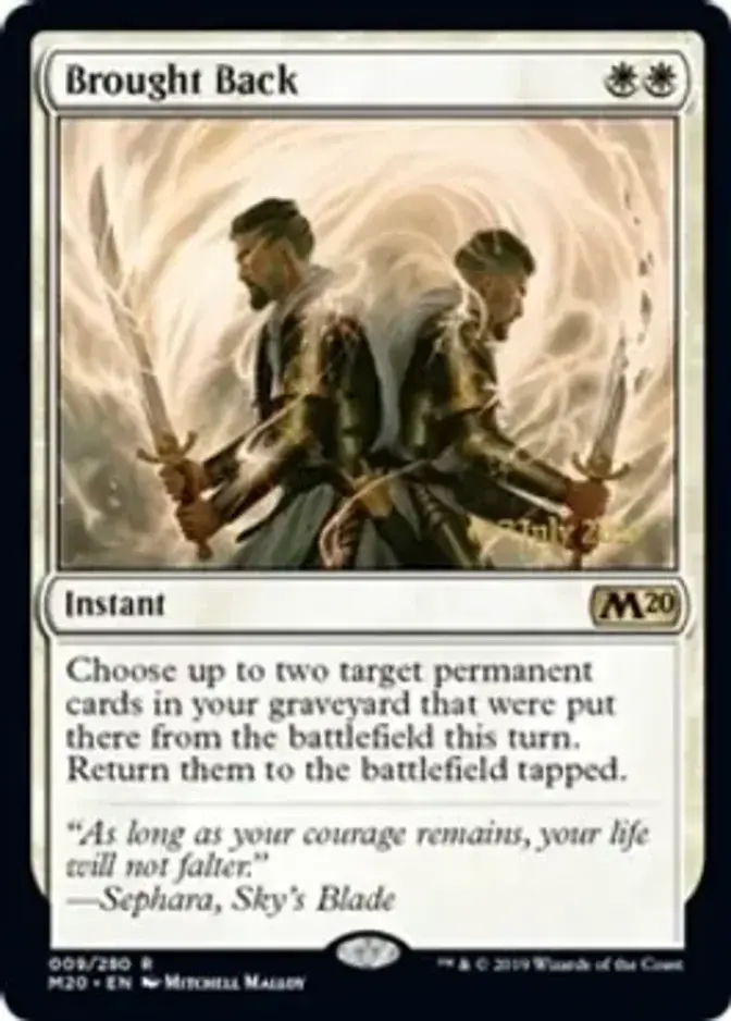 Brought Back [PRM-PRE] (F)