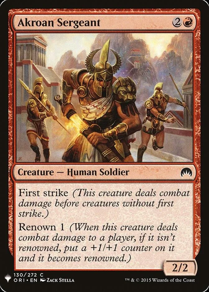 Akroan Sergeant [MB1]