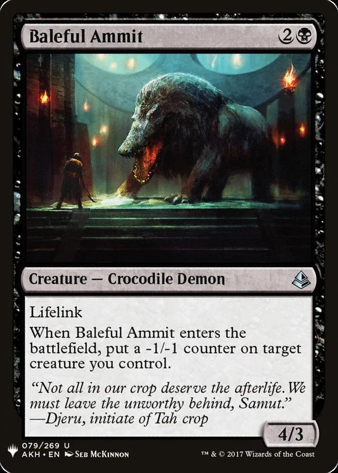 Baleful Ammit [MB1]