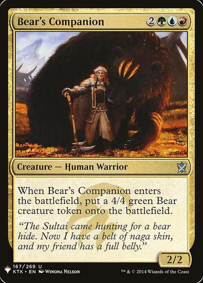 Bear's Companion [MB1]