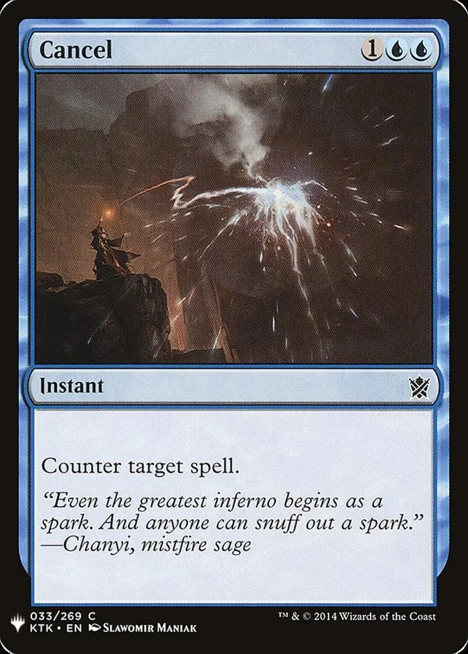 Cancel [MB1]