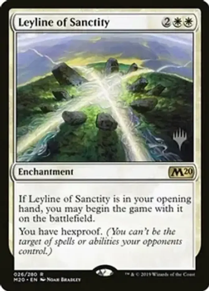 Leyline of Sanctity <planeswalker stamp> [M20]