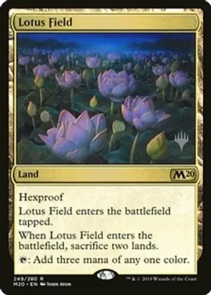 Lotus Field <planeswalker stamp> [M20]
