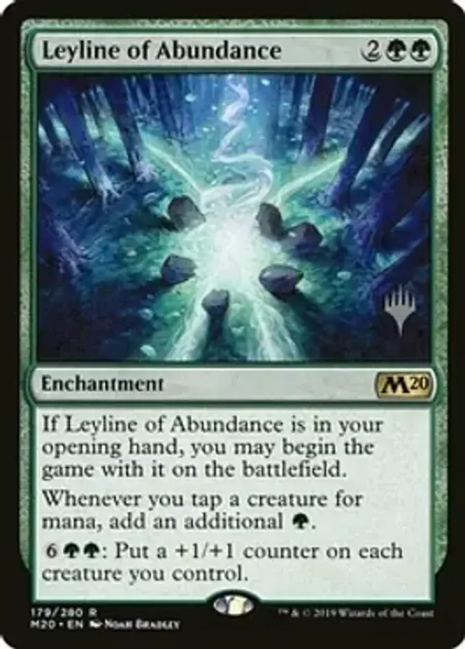 Leyline of Abundance <planeswalker stamp> [M20]