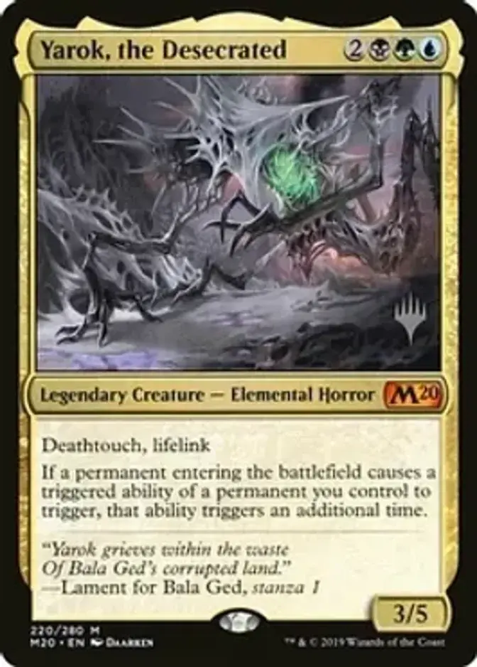 Yarok, the Desecrated <planeswalker stamp> [M20]