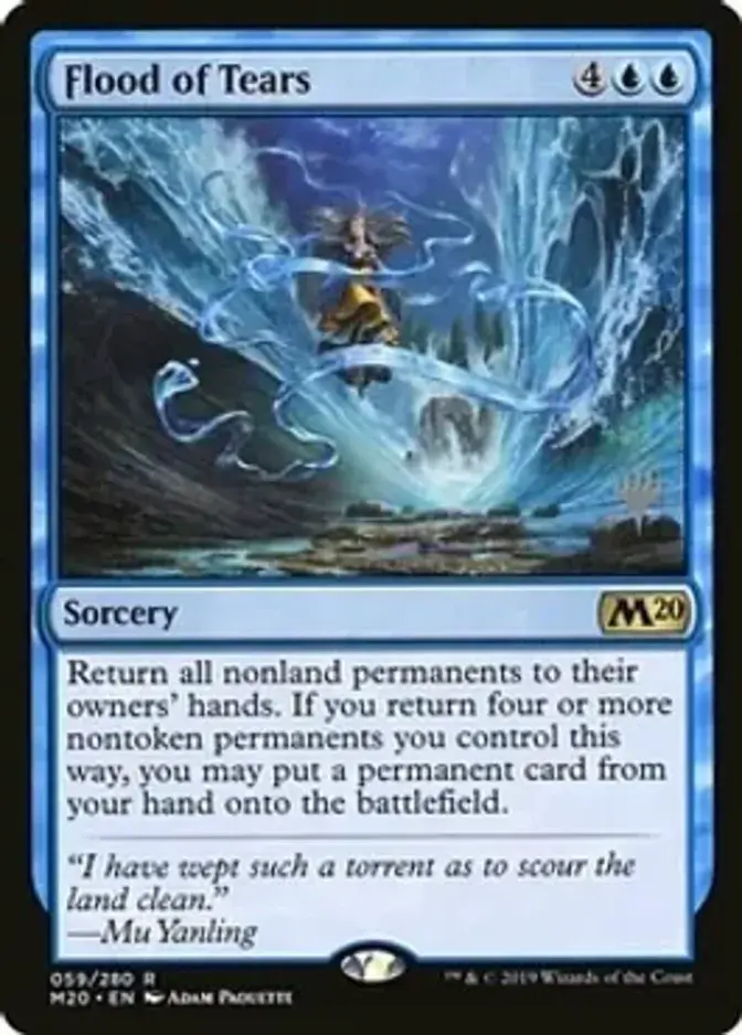 Flood of Tears <planeswalker stamp> [M20]