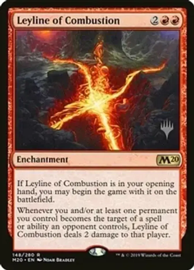 Leyline of Combustion <planeswalker stamp> [M20]